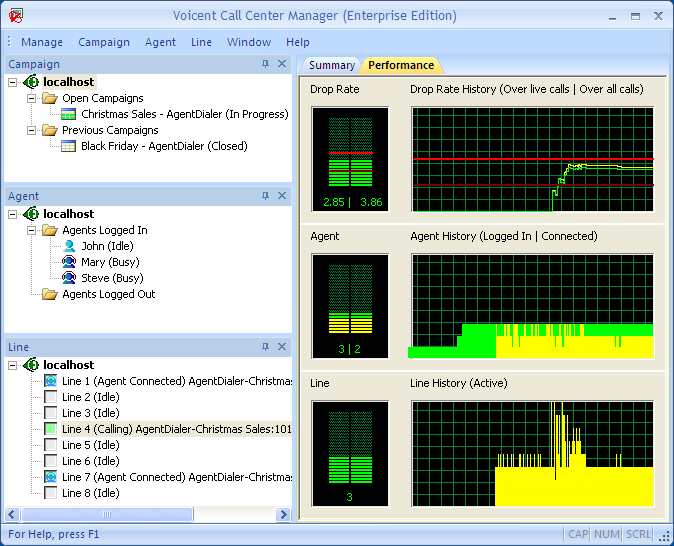 Call Center Manager Screenshot